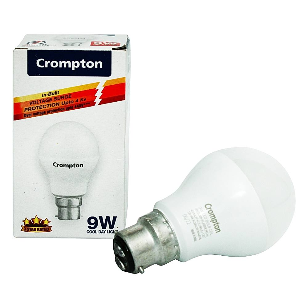 Crompton Greaves Ecoglo B22 CDL White LED Bulb - 9 W