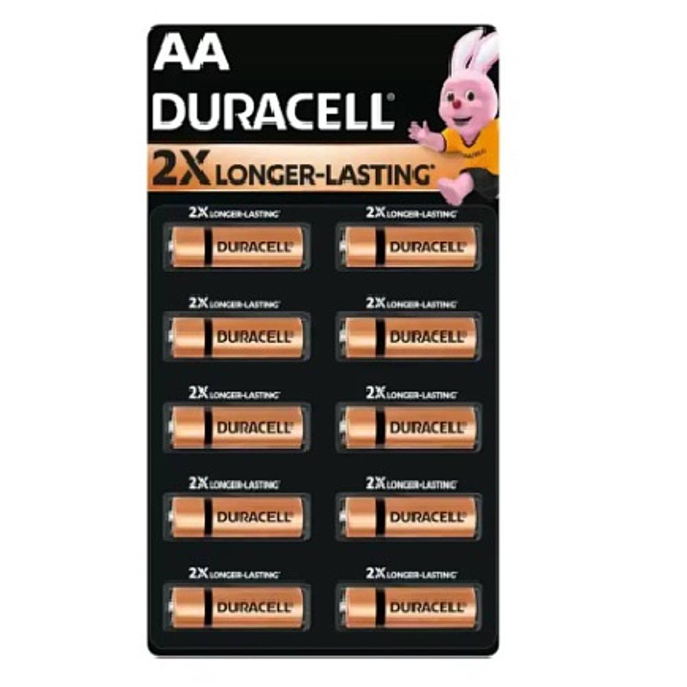 Duracell Alkaline AA Battery - 10 Pieces - 10 U