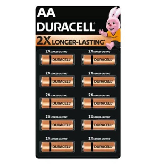 Duracell Alkaline AA Battery - 10 Pieces - 10 U