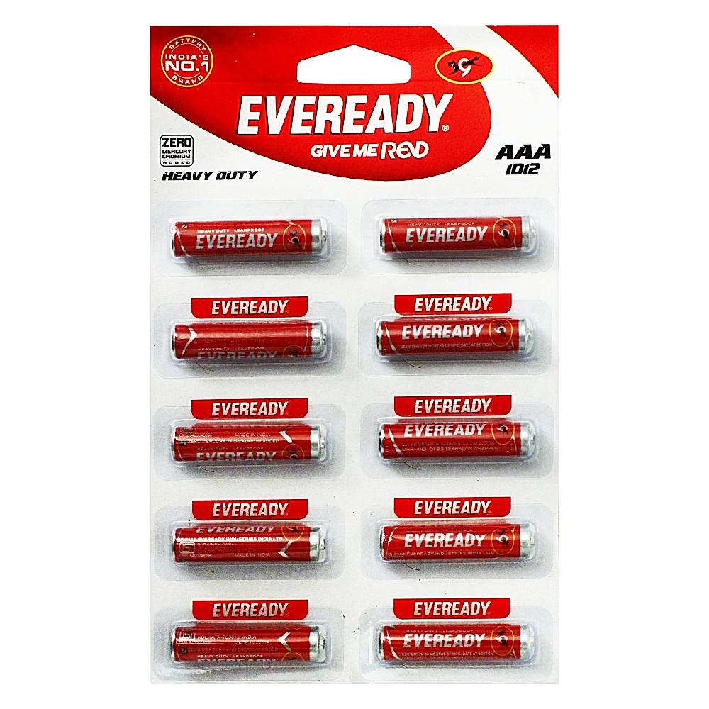 Eveready AAA 1012 Pencil Cell - 10 U