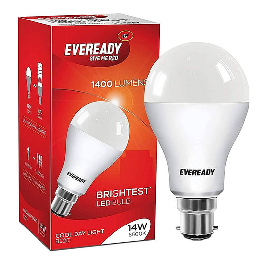 Eveready Cool Day Light White LED B22 Bulb: 14 W