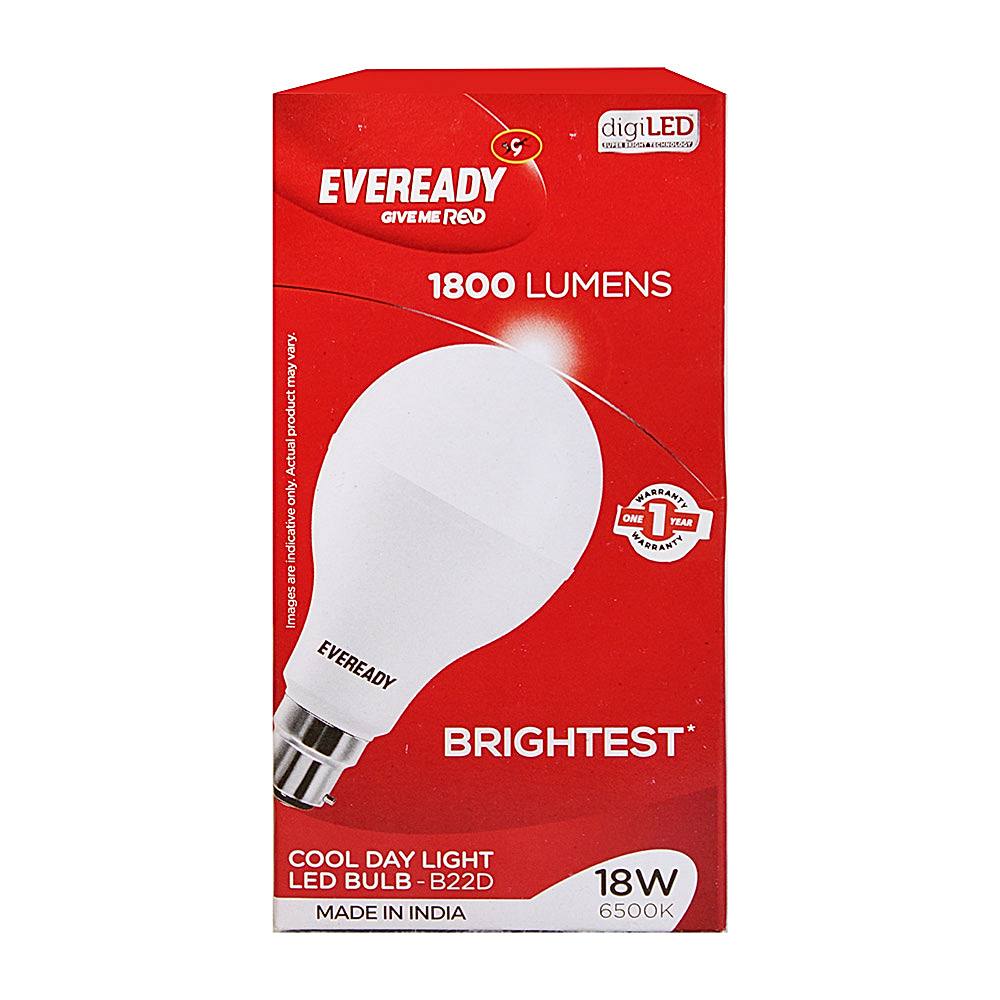 Eveready White LED Bulb B22 6500k - 18 W