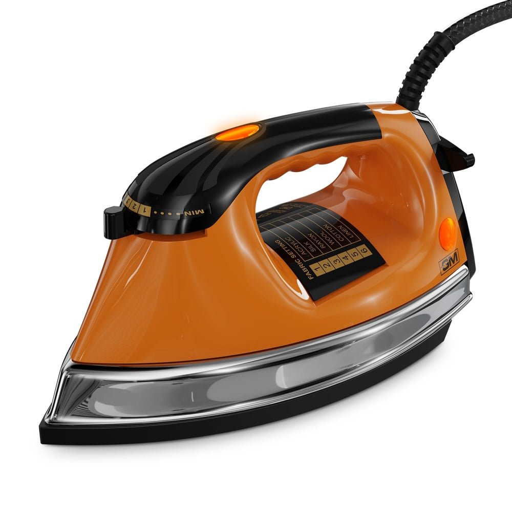 GM Ferro Heavyweight Dry Iron (Orange) 1200 W - 1 U