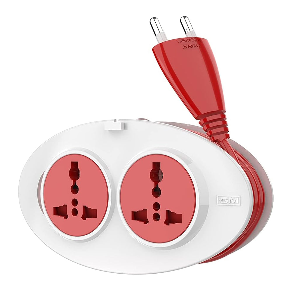 GM G-on Mini 2 Pin 2.5M Extension Cord - White - 1 U