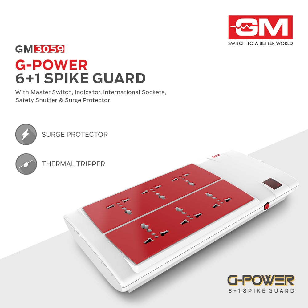 GM G-Power 6+1 Spike Guard - White - 1 U