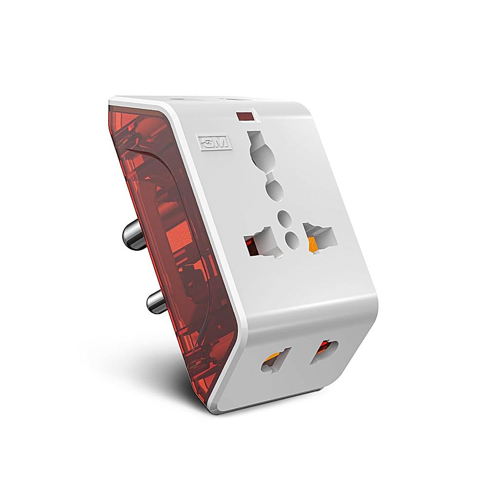 Gm Spice 3 Pin Multi Plug With Led Indicator - 1 Unit