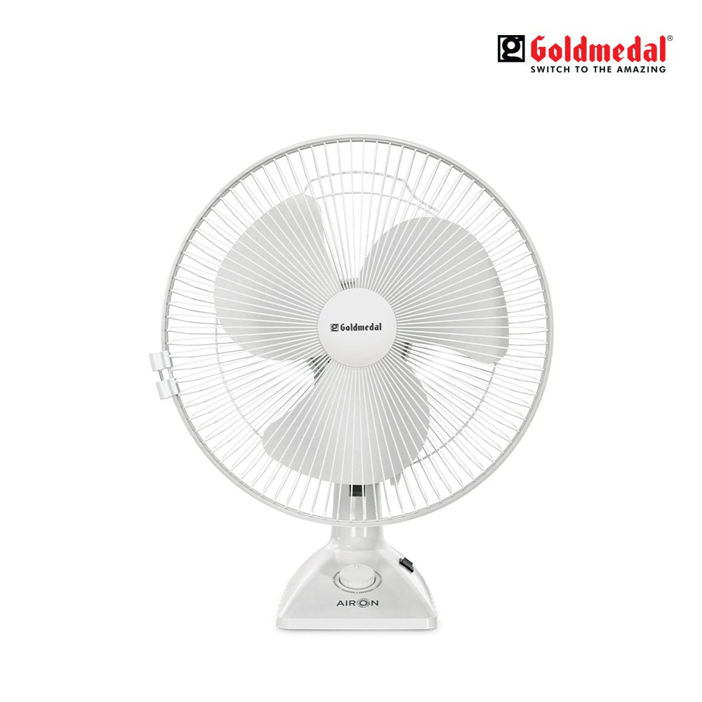 Goldmedal Air On 2 in 1 Personal Fan 230mm - White - 1 U