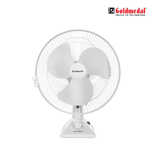 Goldmedal Air On 2 in 1 Personal Fan 230mm - White - 1 U
