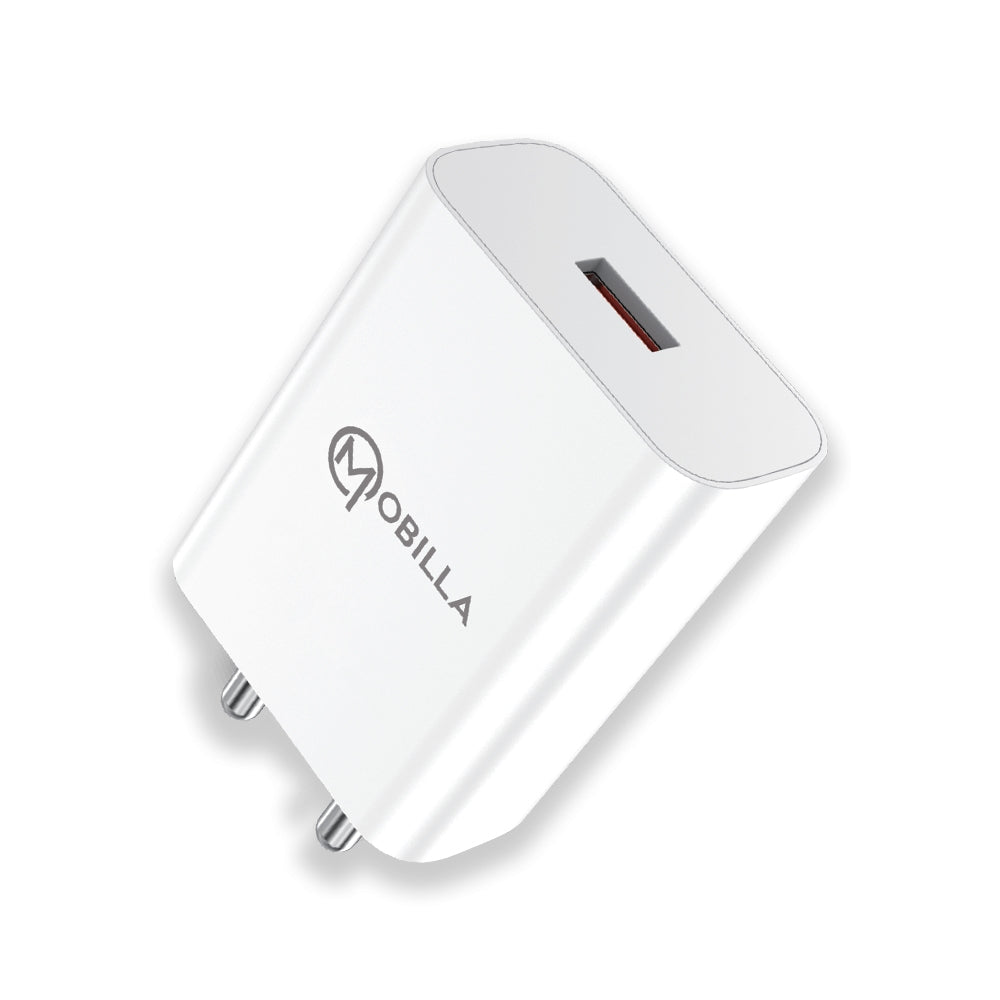 Mobilla Mcharge (733) Travel Charger with Type-C Cable - White - 1 U