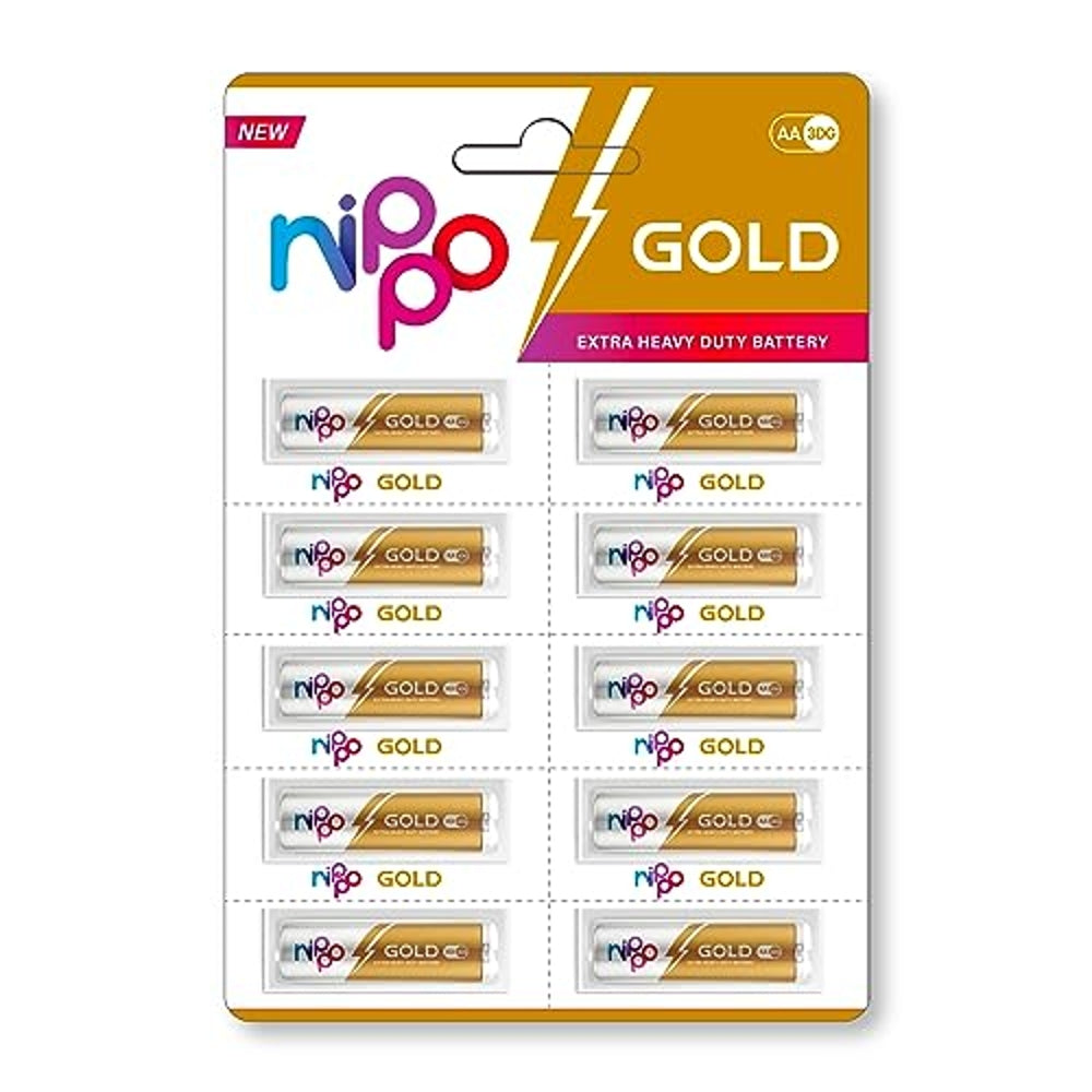 Nippo 3D Bolt AA Battery - 10 U