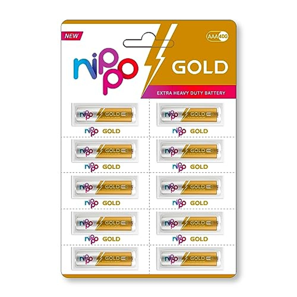 Nippo 4D Gold AAA Battery - 10 U