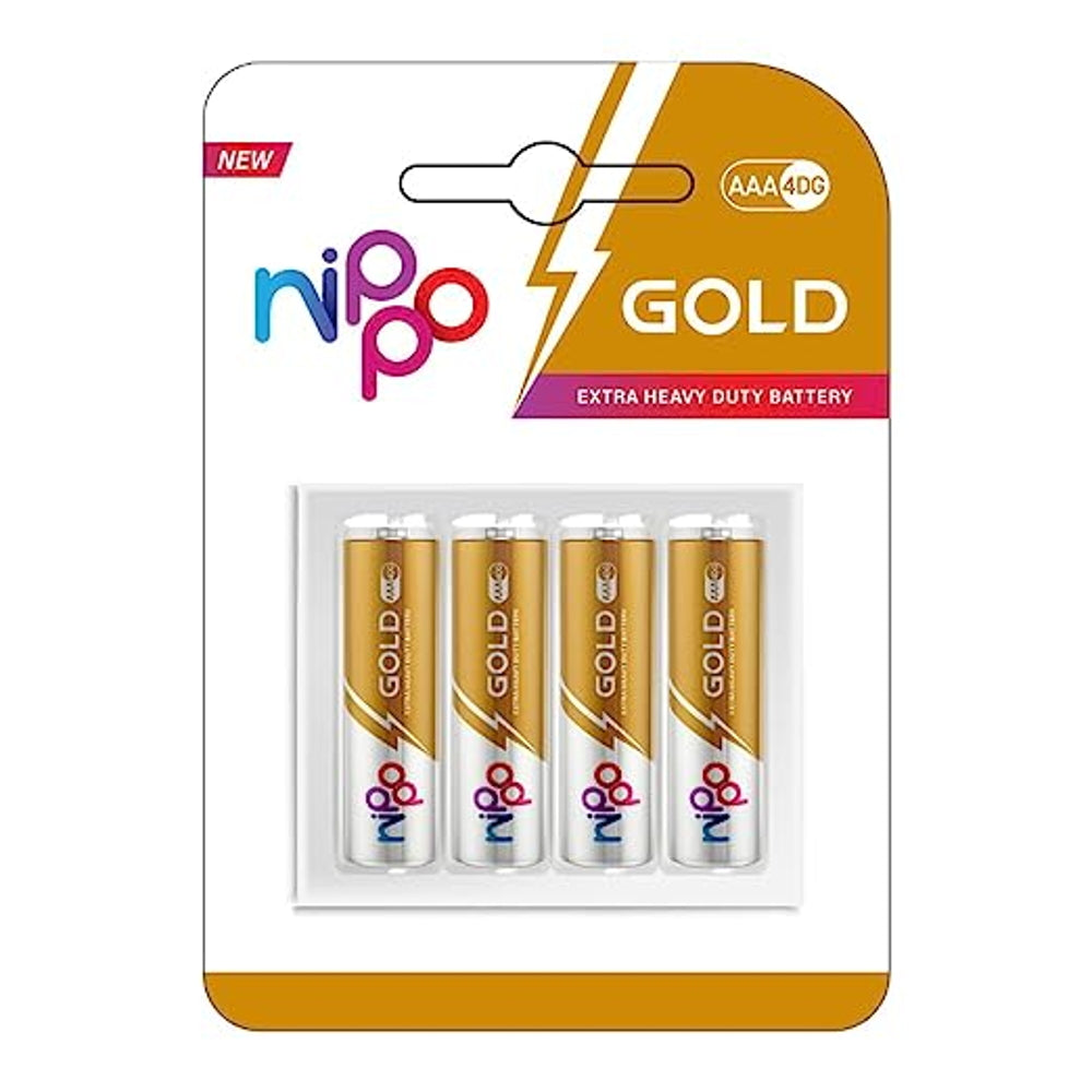 Nippo 4DG Gold AAA Battery - 4 U