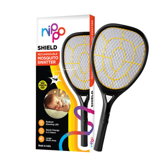 Nippo Shield Rechargeable Mosquito Swatter Racquet - 1 U