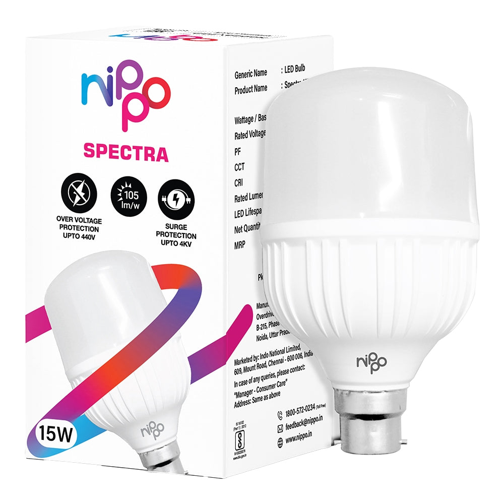 Nippo Spectra LED Bulb - 15 W
