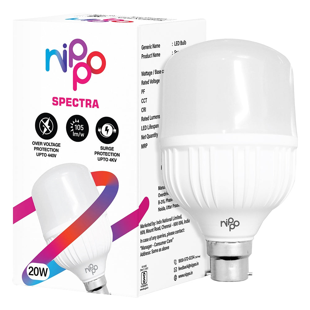 Nippo Spectra LED Bulb - 20 W