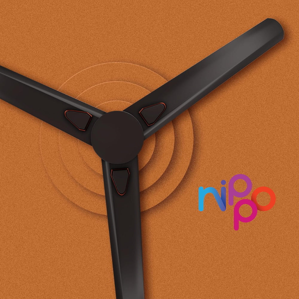Nippo Vayou 1200mm Power Bldc Fan with Remote (Smokey Brown) - 1 Unit