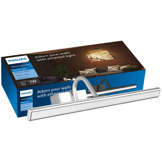 Philips Moonglade Silver Picture Light (Warm White) - 7 W - 1 U