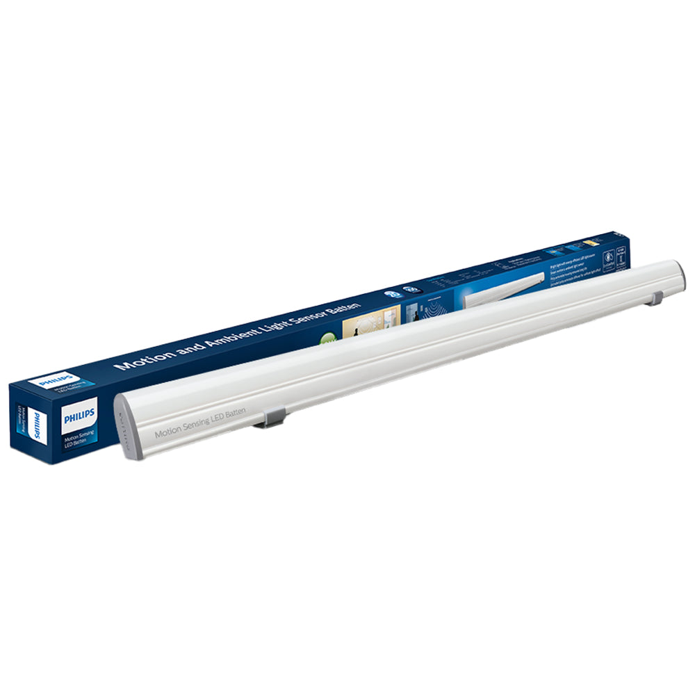 Philips Motion Sensor LED Tubelight (Batten) Crystal White - 20 W - 1 U