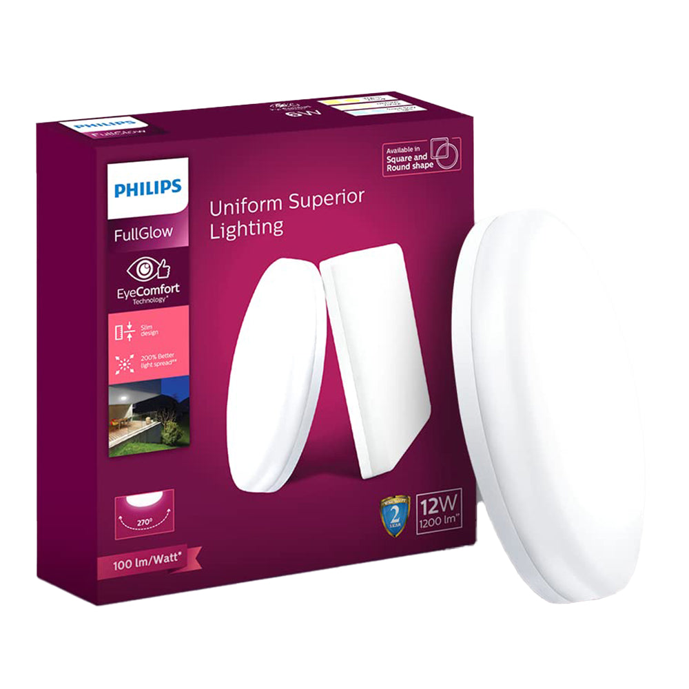 Philips Round Full Glow LED Surface Light Cool Day Light 12 W - 1 U