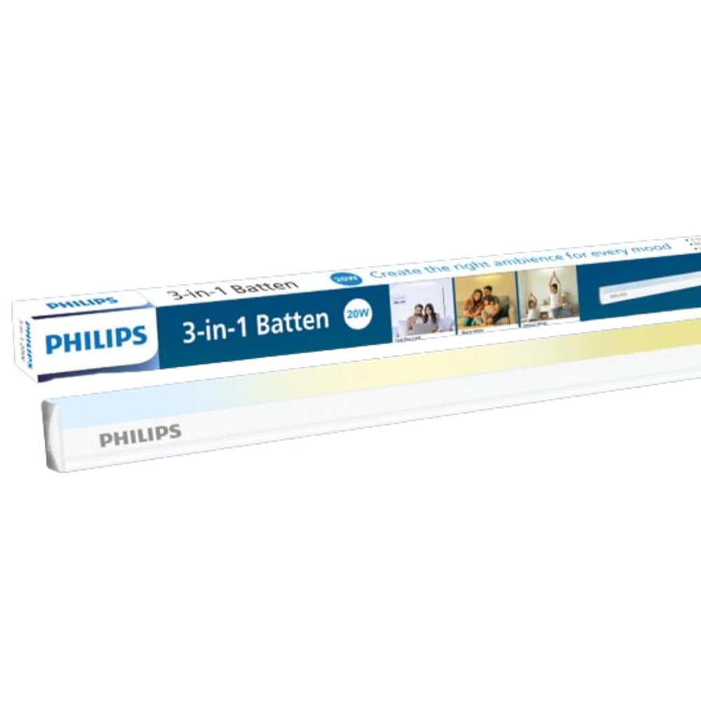 Philips Scene Switch 3 In 1 Led Tublight (Batten) Tunable White - 20 W - 1 U