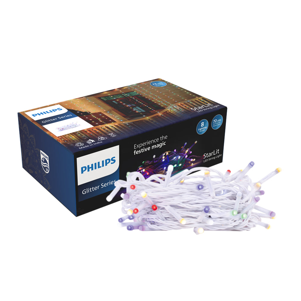 Philips Starlit 72LED String Light (Multicolour) - 12 Meter - 1 U