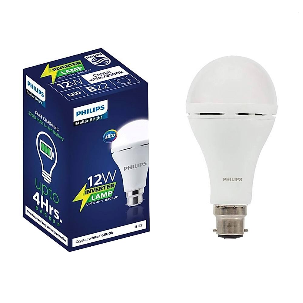 Philips White Led Emergency Inverter Bulb: 12 W