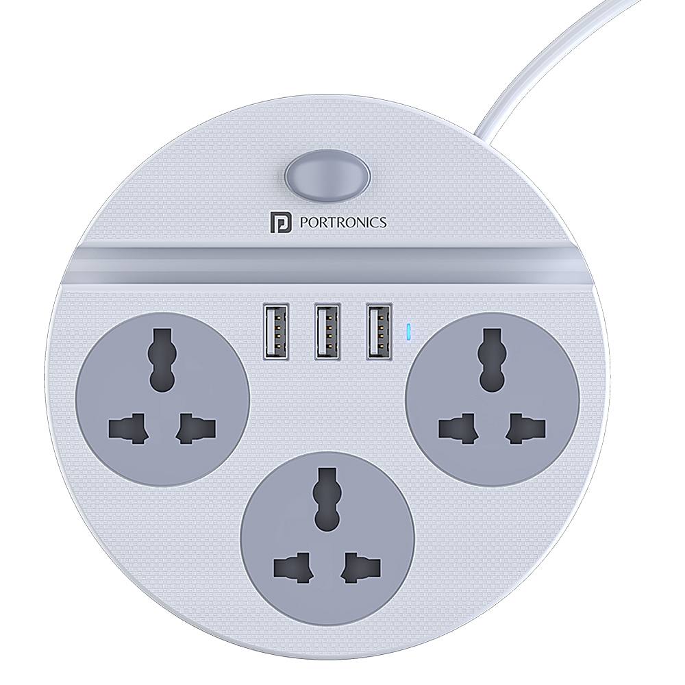 Portronics Extension Power Plate 5 - 1 U