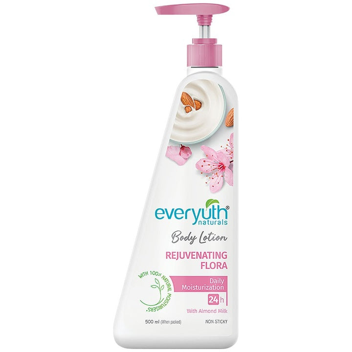 everyuth Naturals Rejuvenating Flora Daily Moisturization Non Sticky Body Lotion - 500ml