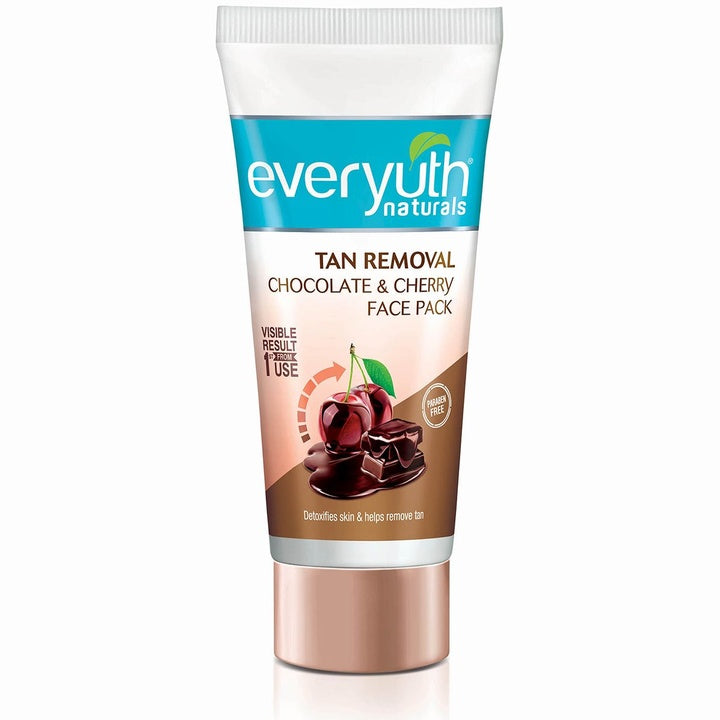 everyuth Naturals Tan Removal Chocolate & Cherry Face Pack To Remove Tan - 50g
