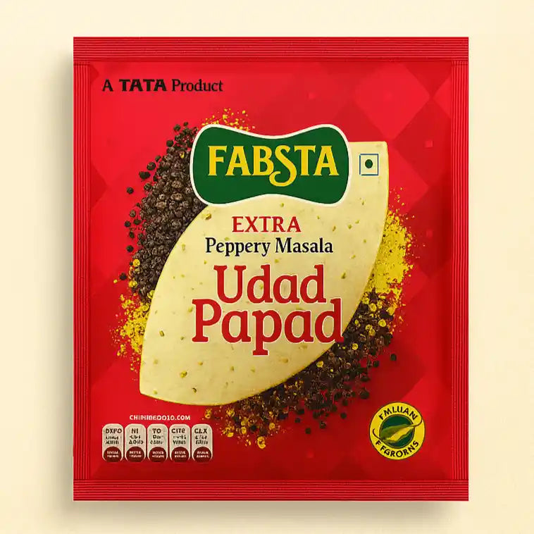 Fabsta Peppery Urad Papad 1 kg
