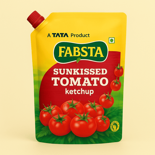 TATA Fabsta Tomato Ketchup Pouch - 900 Gm