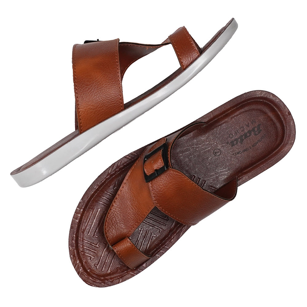Bata Buckle - Apollo Men's Sandal AW23 (Tan) - Size 10
