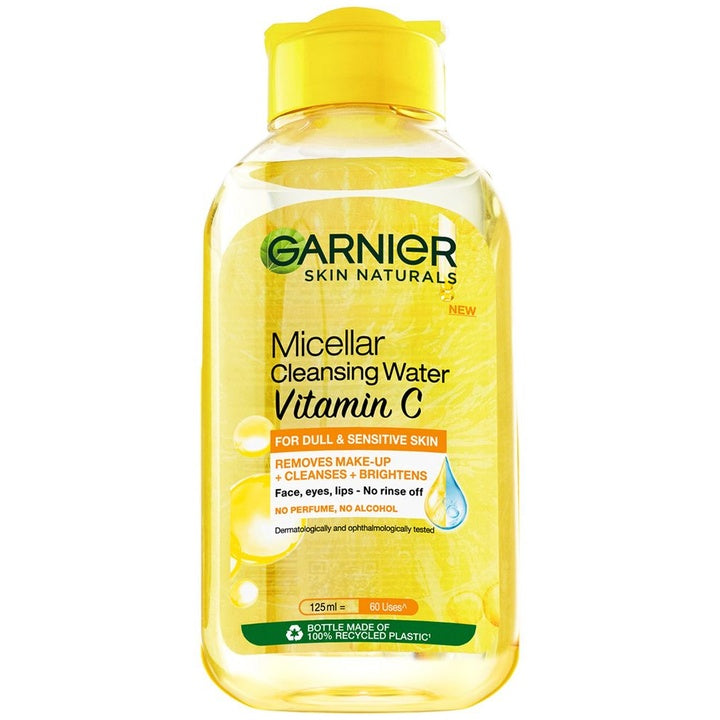 Garnier Vitamin C Micellar Water-Anti Pollution Cleanser For Dull Skin-125ml