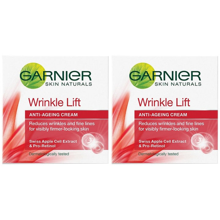Garnier Set Of 2 Skin Naturals Anti-Ageing Cream - 40g Each