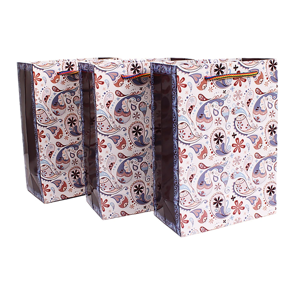 Archies Madhubani Aami Design Printed Paper Gift Bag (Medium) - 3 U