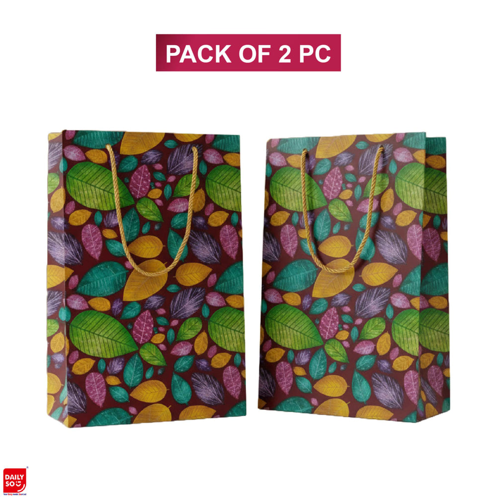 Dailyso Pan Design Gift Bag - Micro Metalic - 2 Pieces - 1 U