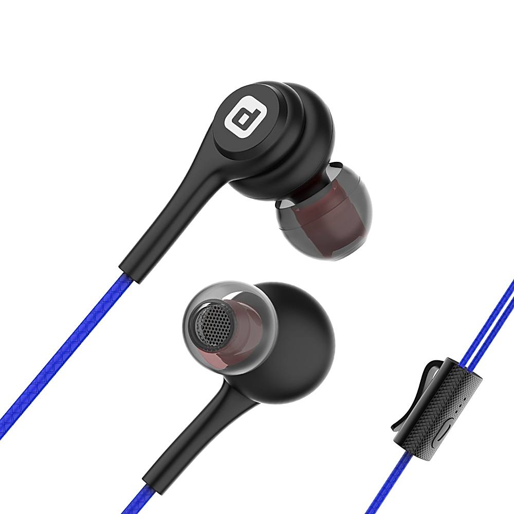 Dubstep Squad M9 In-Ear Wired Earphones With Mic- (Black & Blue) - 1 Unit