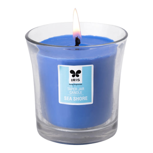 Iris Taper Jar Candle - Sea Shore - 1 U