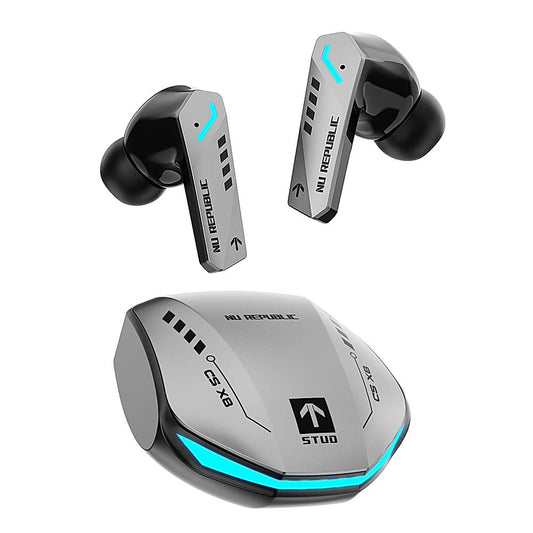 Nu Republic Cyberstud X8 Tws Wireless Earbuds (Silver) - 1 Unit