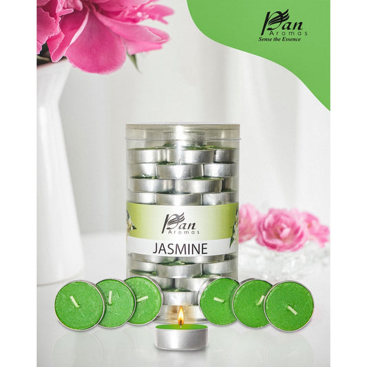 Pan Aromas Scented Tealight Candle Jasmine - 45 U