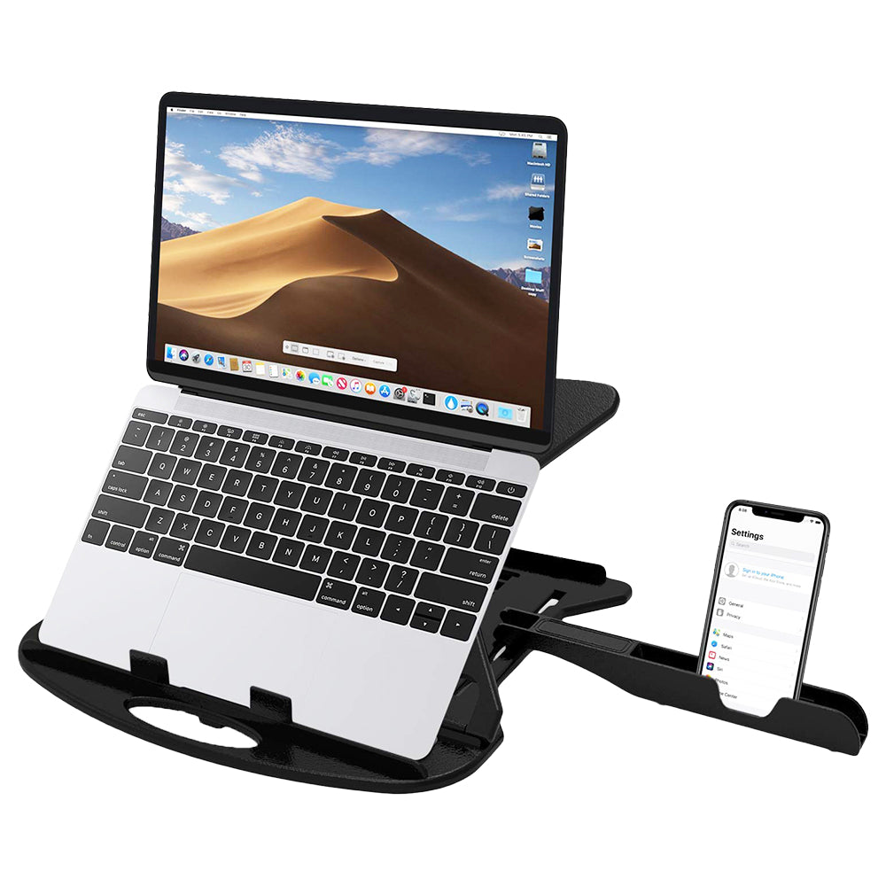 Striff Adjustable Patented Riser Laptop Stand - Black - 1 U