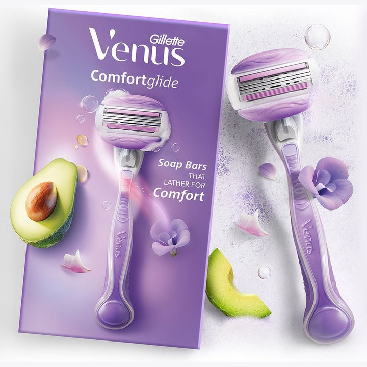 Gillette Venus Women Comfortglide Hair Removal Razor with Avocado Oil & Freesia Scent