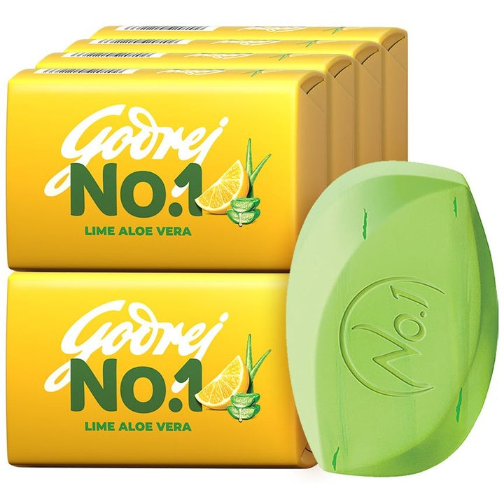 Godrej No.1 Set of 9 Lime & Aloe Vera Soap - 150 g Each