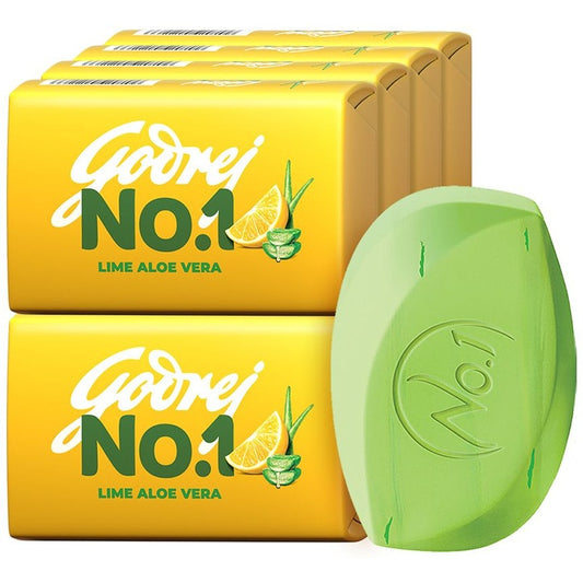 Godrej No.1 Set of 9 Lime & Aloe Vera Soap - 150 g Each