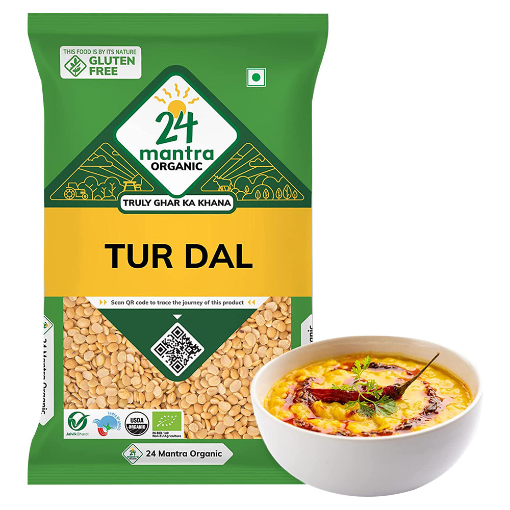 24 Mantra Organic Tur Dal - 1 kg