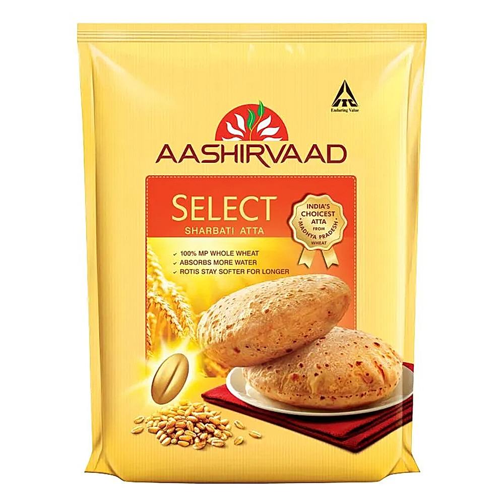 Aashirvaad Select Sharbati Wheat Atta (Gahu Pith) - 5 kg