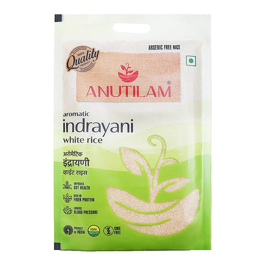Anutilam Aromatic Indrayani White Rice - 5 kg
