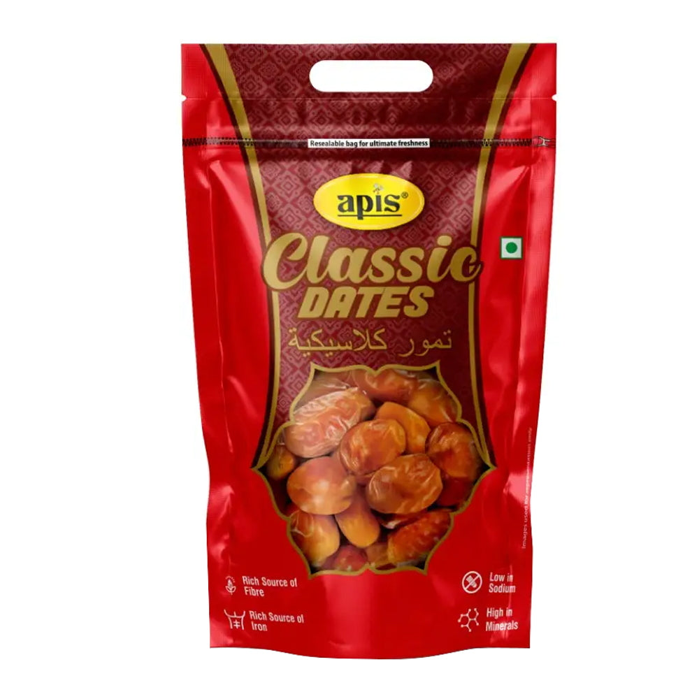 Apis Classic Seeded Dates (Khajur) - 500 g