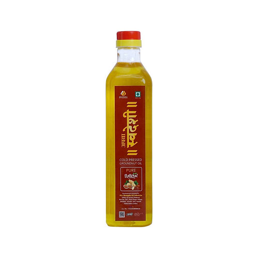 Apna Swadeshi Cold Pressed Groundnut Oil - 910 g