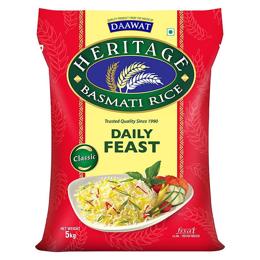 Daawat Heritage Daily Feast Tukda Basmati Rice (Broken) - 5 kg